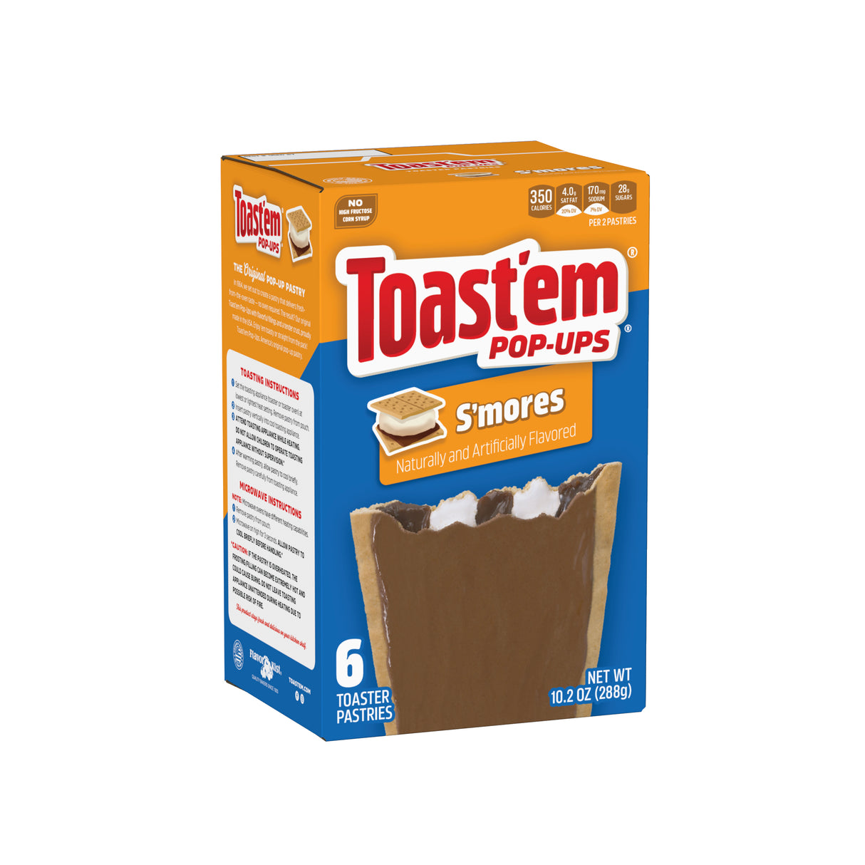 Pop-Ups S'mores Toast'Em 6 un x 48 g