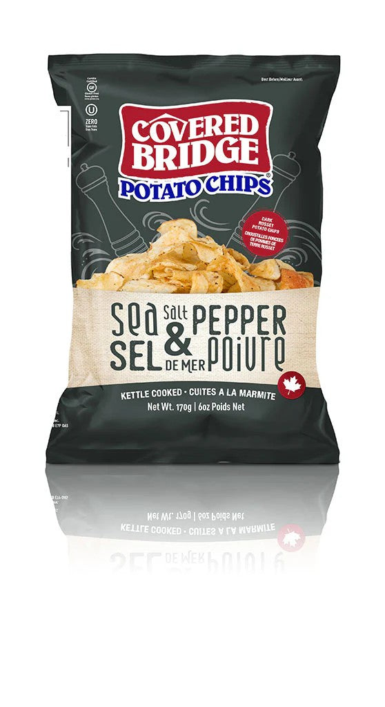 Papas Fritas Pimienta Sal de Mar Covered Bridge 170 g