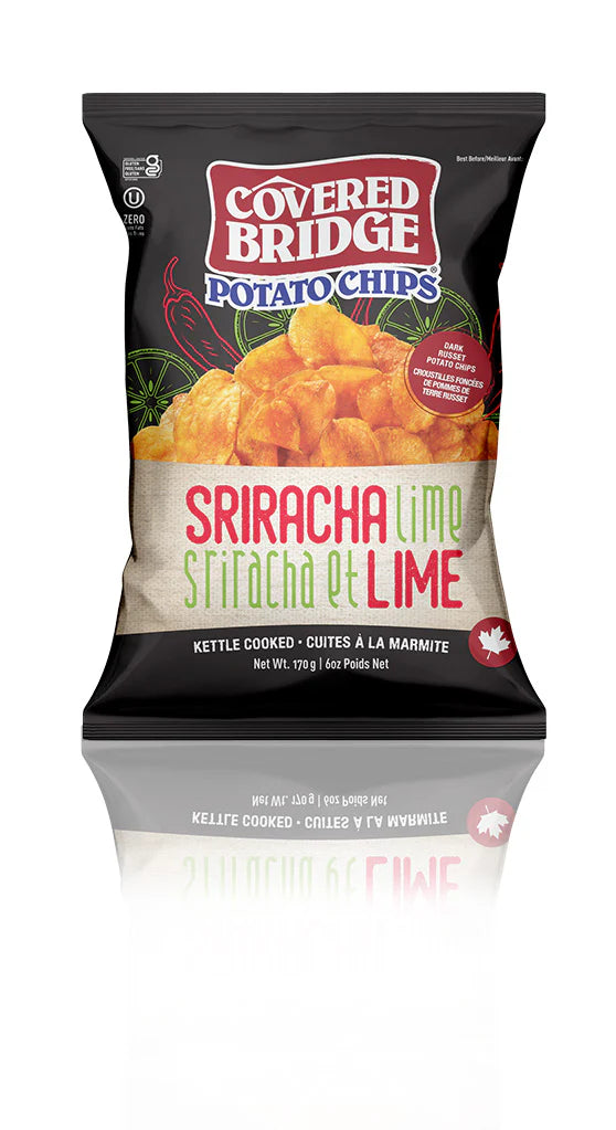 Papas Fritas Siracha Lima Covered Bridge 170 g