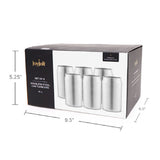 Set 6 Vasos Acero Inoxidable JoyJolt 1 un