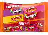 Masticables Starburst y Skittles 255 un Mars 2.96 kg