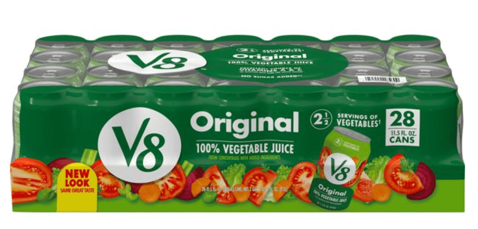 Jugos Naturales de Verduras V8 28 un x 340 ml