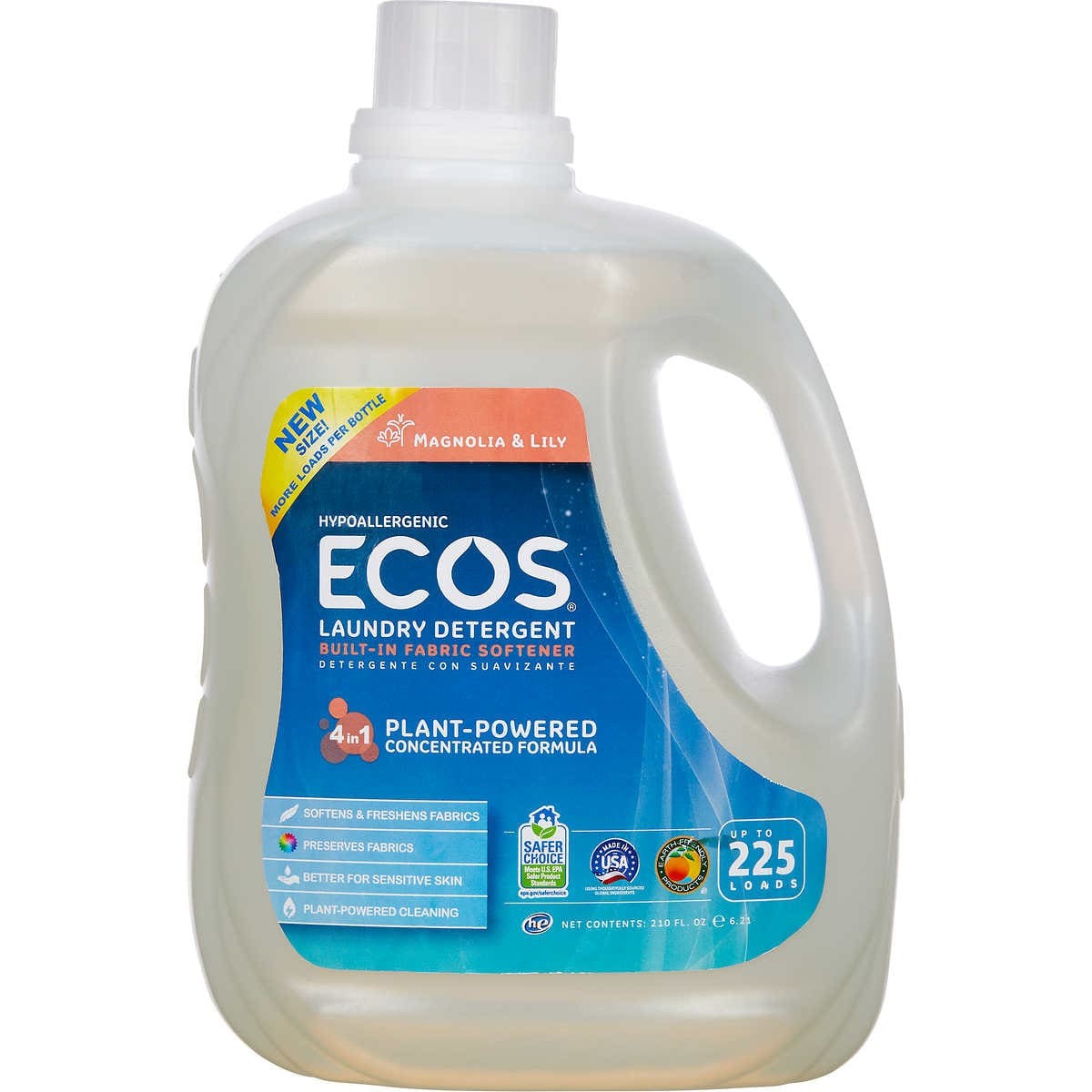 Detergente Líquido Hipoalergénico ECOS 6.65 L