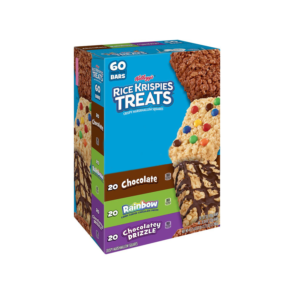 Barritas Rice Krispies Treats Arcoiris Variedad Kellogg's 1.28 kg