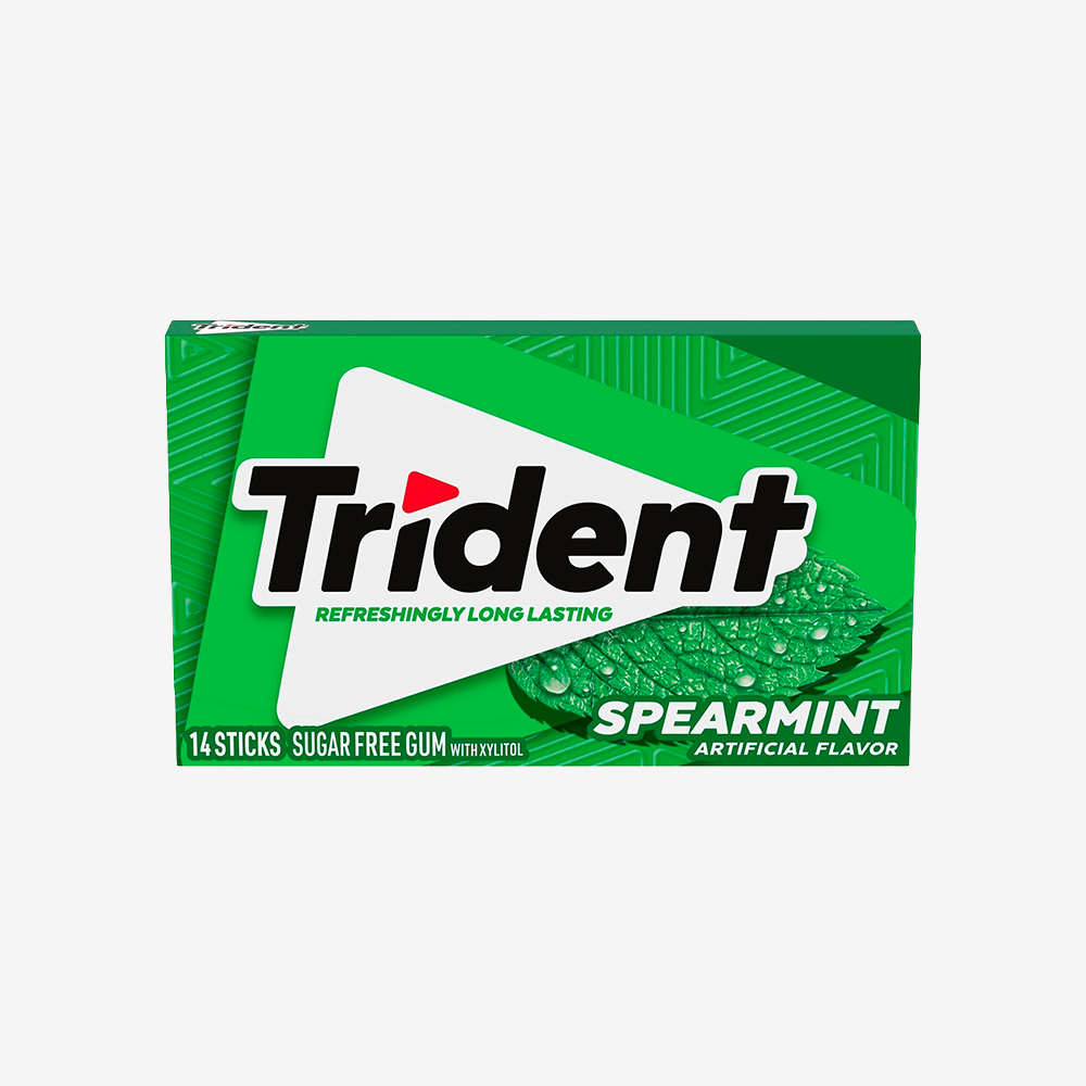 Chicles sin Azúcar Menta Trident 26 g