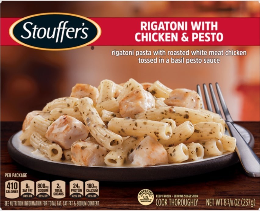 Rigatoni Pollo Pesto Individual Stouffer's Nestle