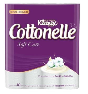 Papel Higiénico Cottonelle Kleenex 40 un