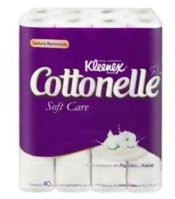 Papel Higiénico Cottonelle Kleenex 40 un