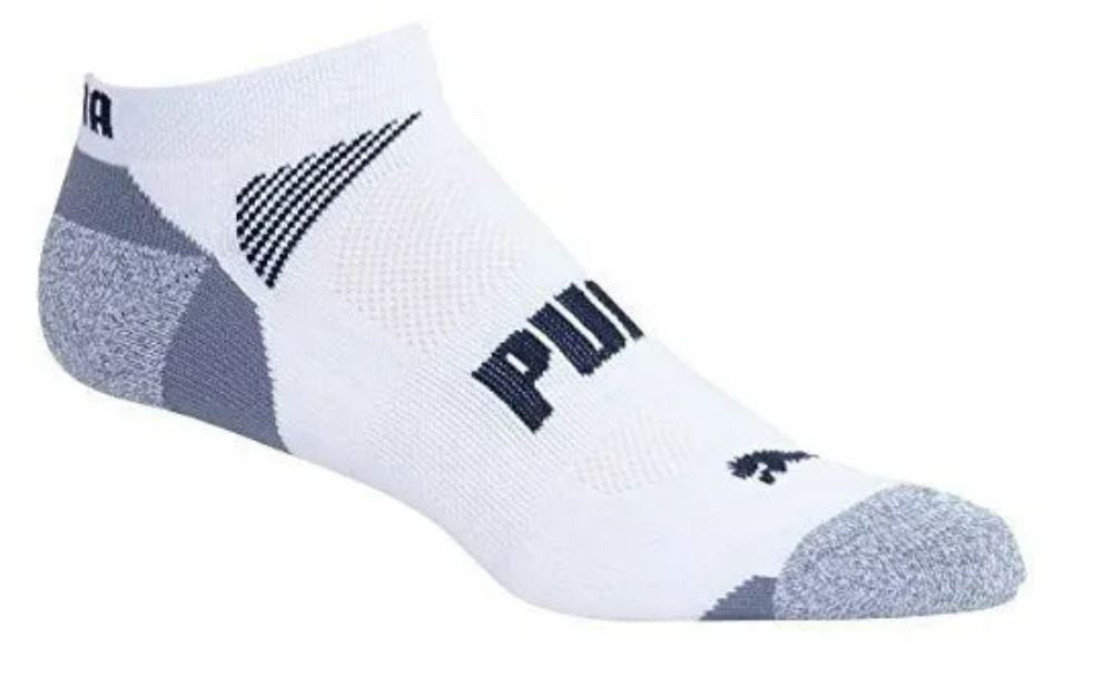 Calcetines Hombre Blanco Gris Puma 10 un