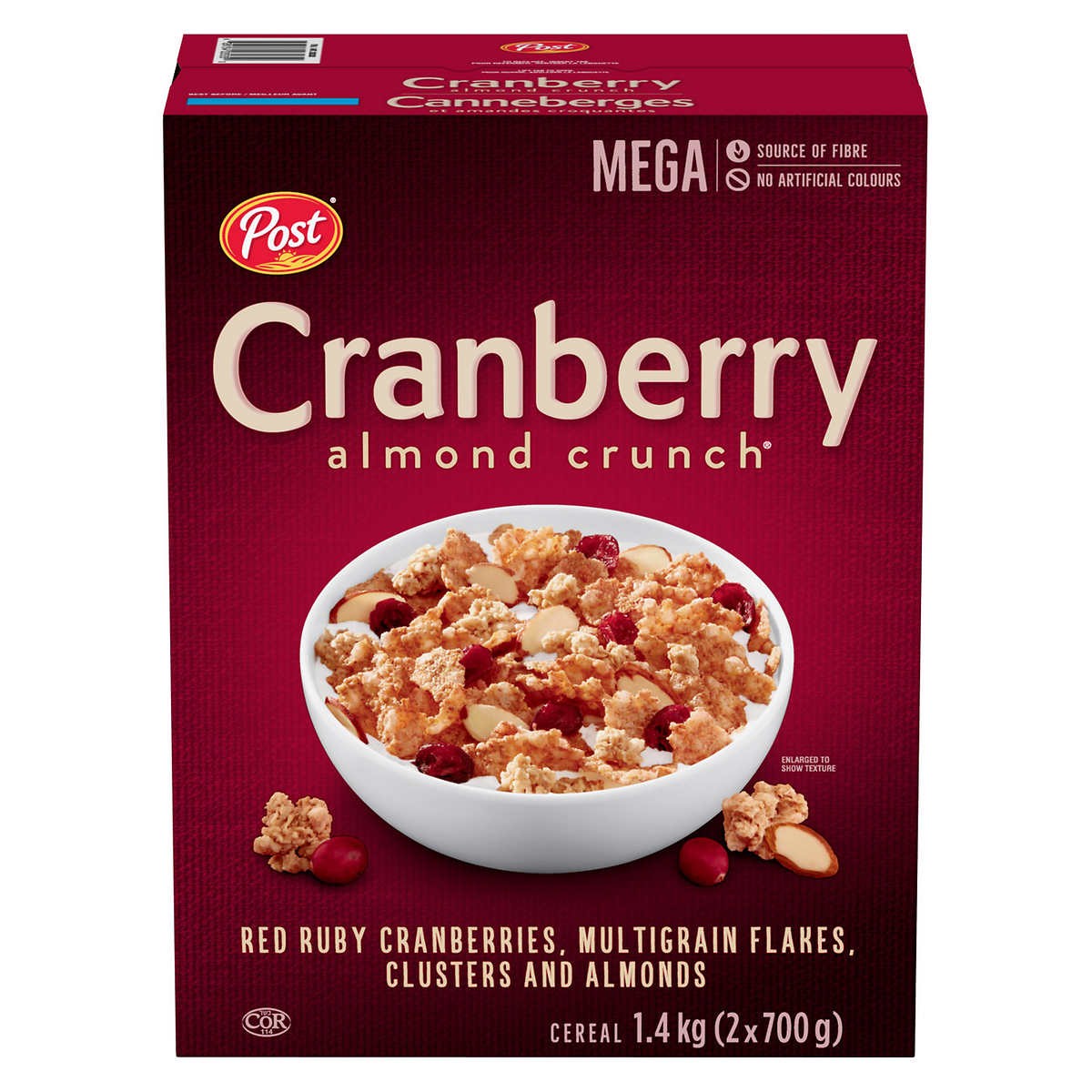 Cereal Crujiente Cranberry Almendras Post 1.4 kg