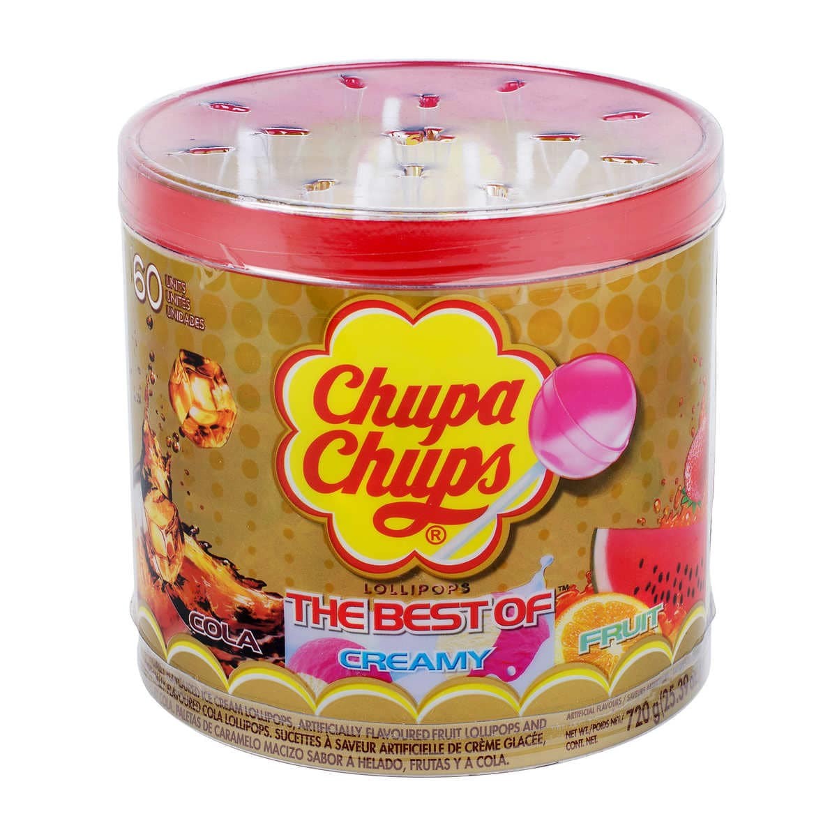 Chupetes Surtidos Chupa Chups 60 un x 12 g