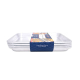 Set 4 Bandejas Aluminio Prep-Bake-Serve 29 x 21 cm Nordicware 1 un