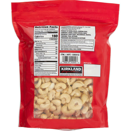 Castañas de Cajú Premium Kirkland 1.13 kg