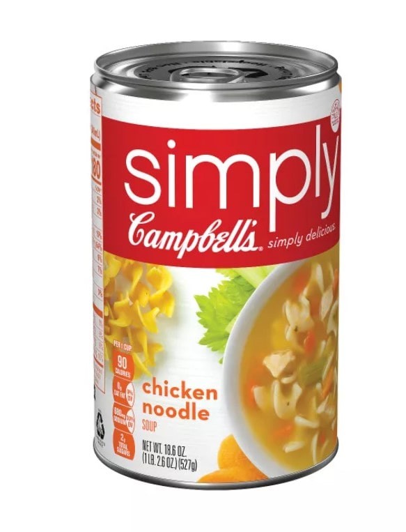 Sopa de Fideos con Pollo Simply Campbell's 527 g