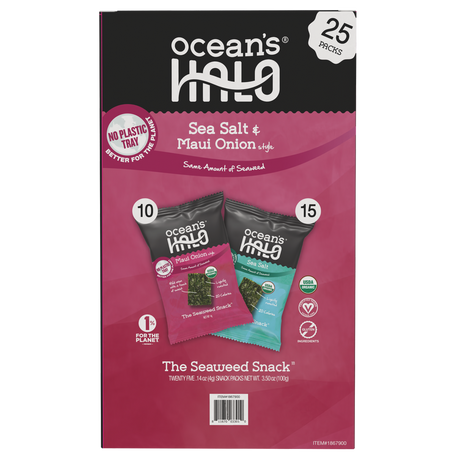Snack Algas Variedades Ocean's Halo 25 x 4 g