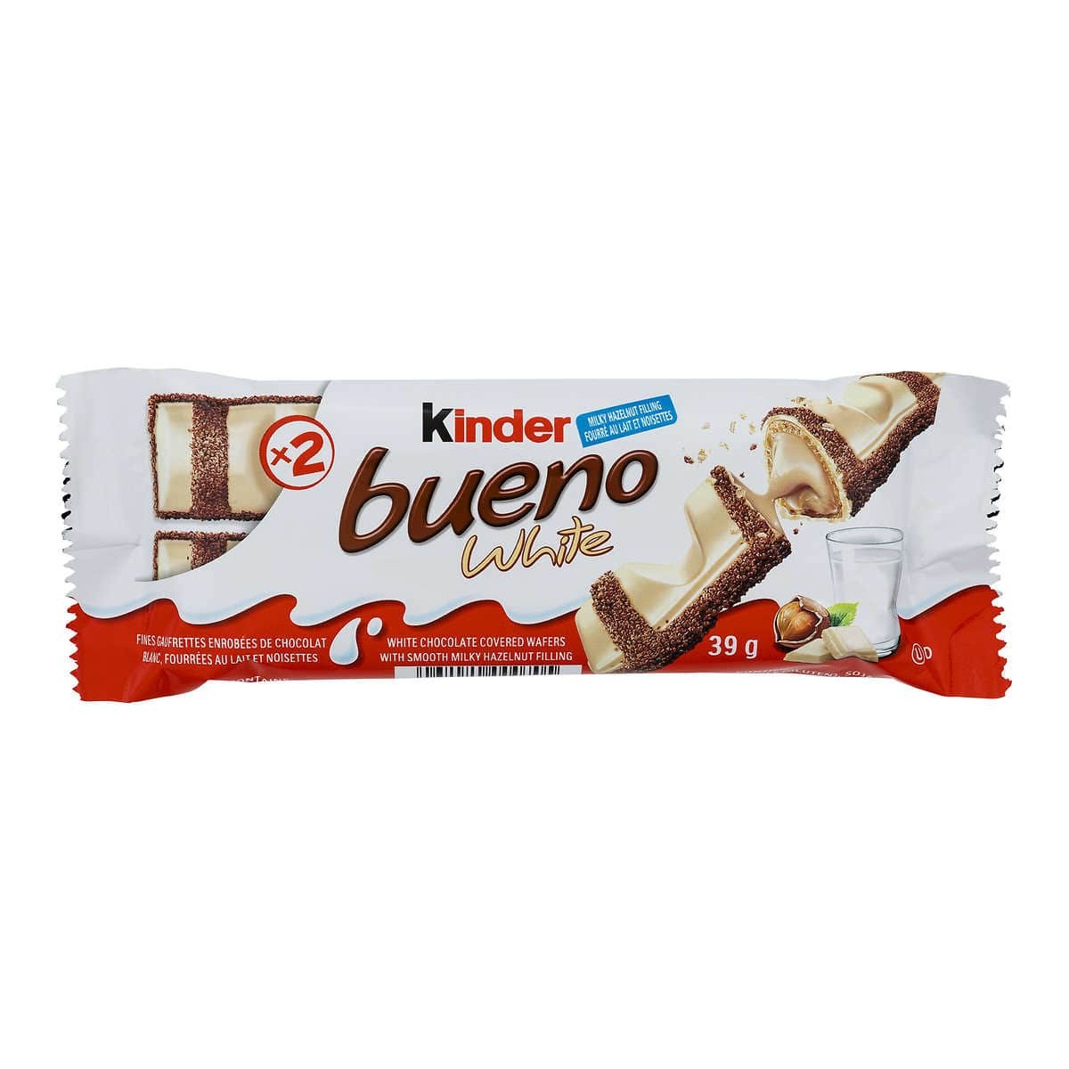 Barra de Chocolate Blanco Bueno Kinder 39 g