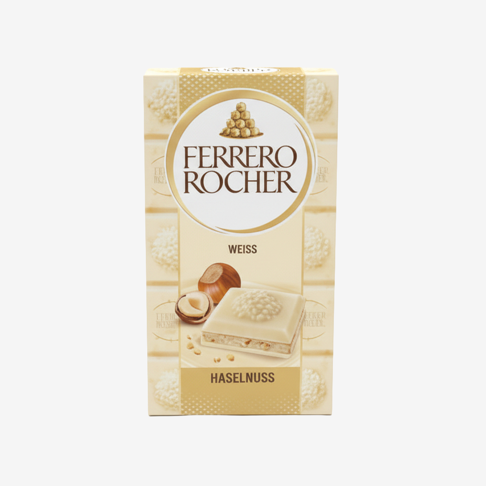 Chocolate Blanco Avellana Ferrero Rocher 90 g