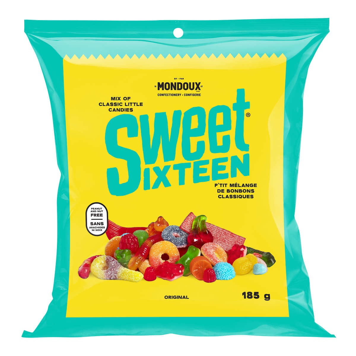 Gomitas Original Sweet Sixteen Mondoux 185 g