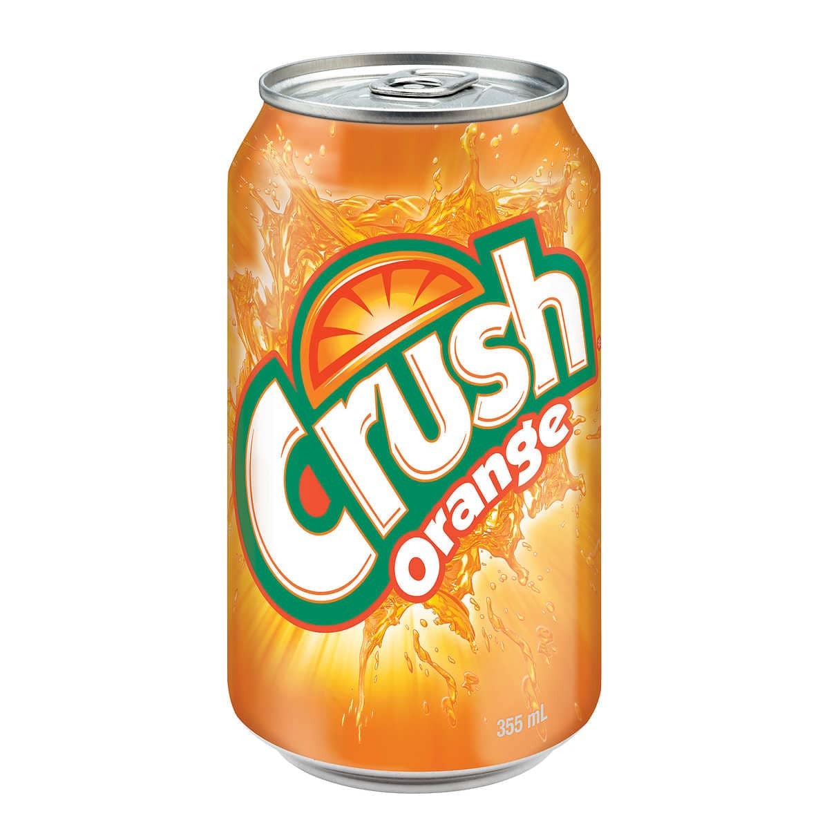 Bebida Lata Orange Crush 24 un x 355 ml