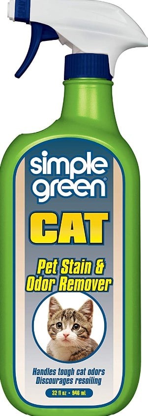 Removedor Olores y Manchas Gato Simple Green 946 ml