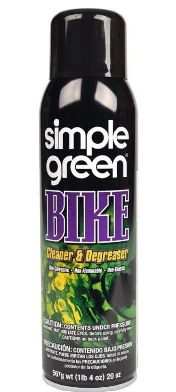 Limpiador y Desengrasador Aerosol para Bicicleta Simple Green 567 g