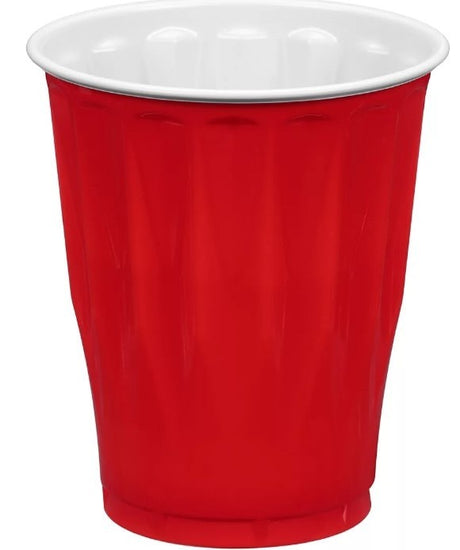 Vasos Plásticos Rojos Berkley Jensen 240 un