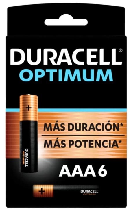 Pila Optimum AAA6 Duracell 6 un