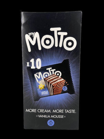 Obleas Mousse Vainilla My Motto 10 un x 34 g