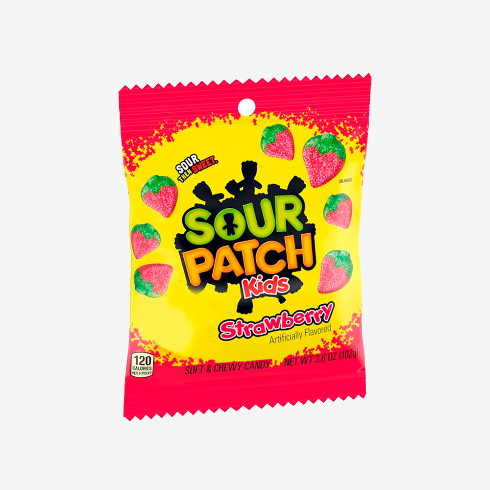 Gomitas Frutilla Sour Patch Kids 102 g