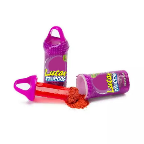 Chupete de Caramelo Chamoy Lucas Muecas 24 g