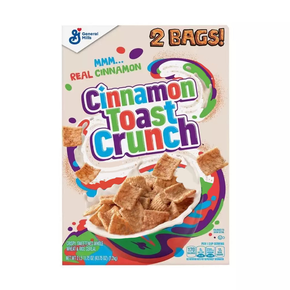 Cereal Cinnamon Toast Crunch General Mills 2 un x 700 g