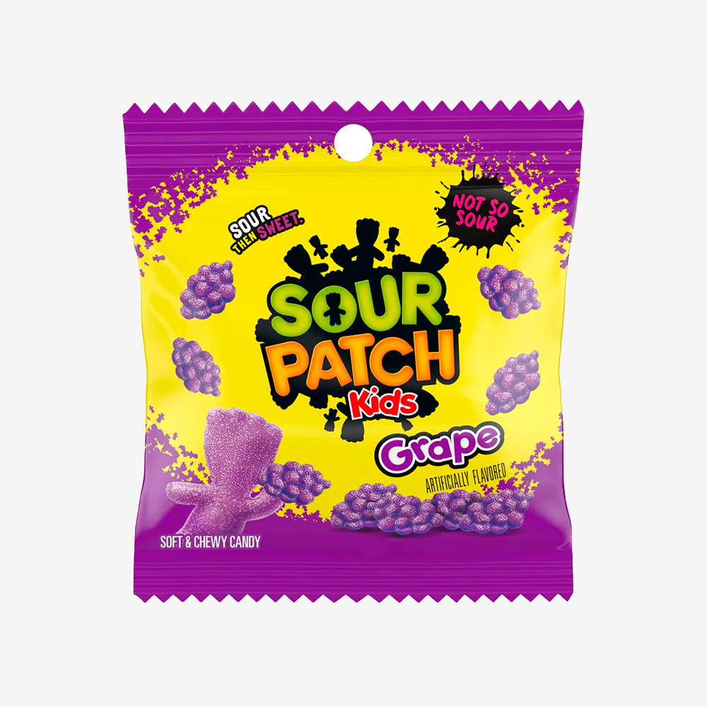 Gomitas Uva Sour Patch Kids 101 g