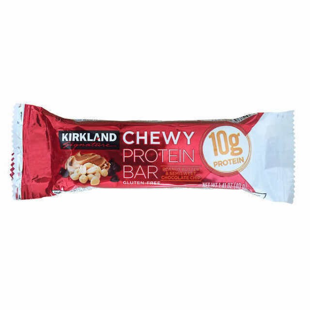 Barritas de Proteína con Mantequilla de Maní y Chips de Chocolate Chewy Kirkland 42 un x 40 g