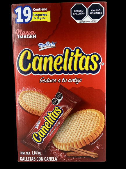 Galletas Canelitas Marinela 19 un x 60 g