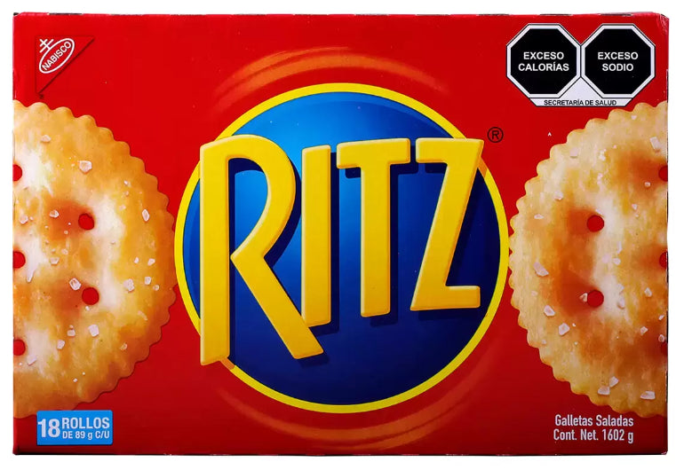 Galletas Saladas Ritz Nabisco 18 un x 89 g