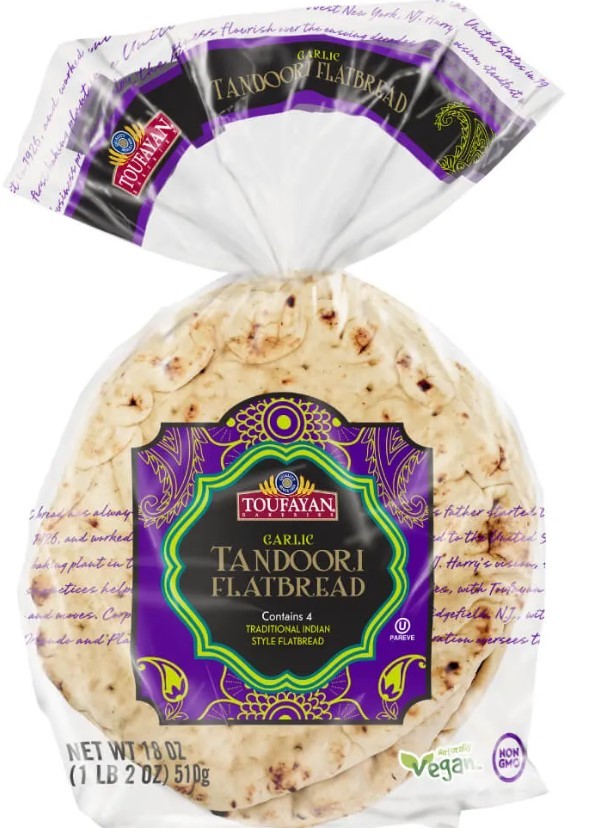 Pan Flatbread Tandoori Ajo Toufayan 510 g