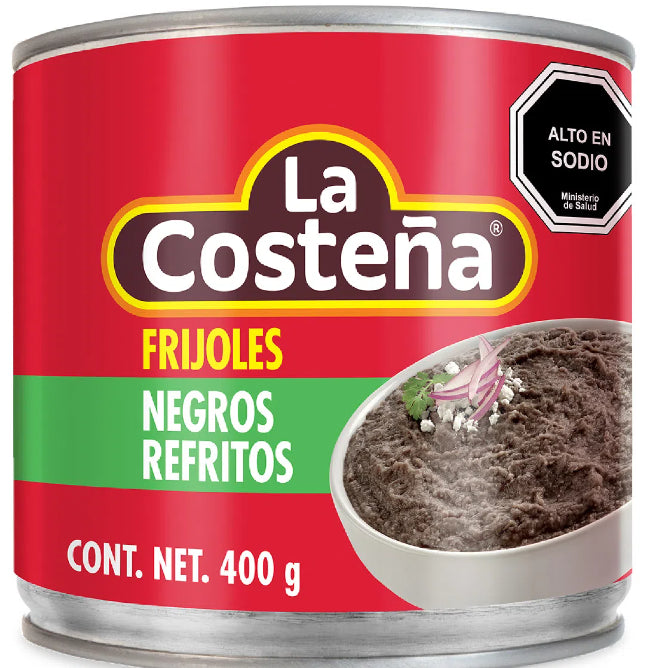 Porotos Negros Refritos La Costeña 400 g