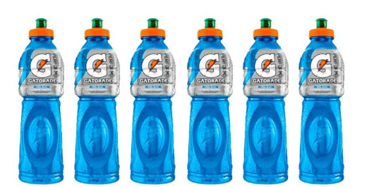 Bebida Isotónica Cool Blue Gatorade 6 un x 750 ml