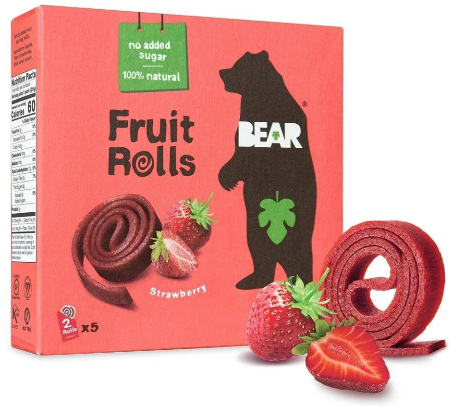 Barra Fruta Deshidratada Frutilla Bear 100 g