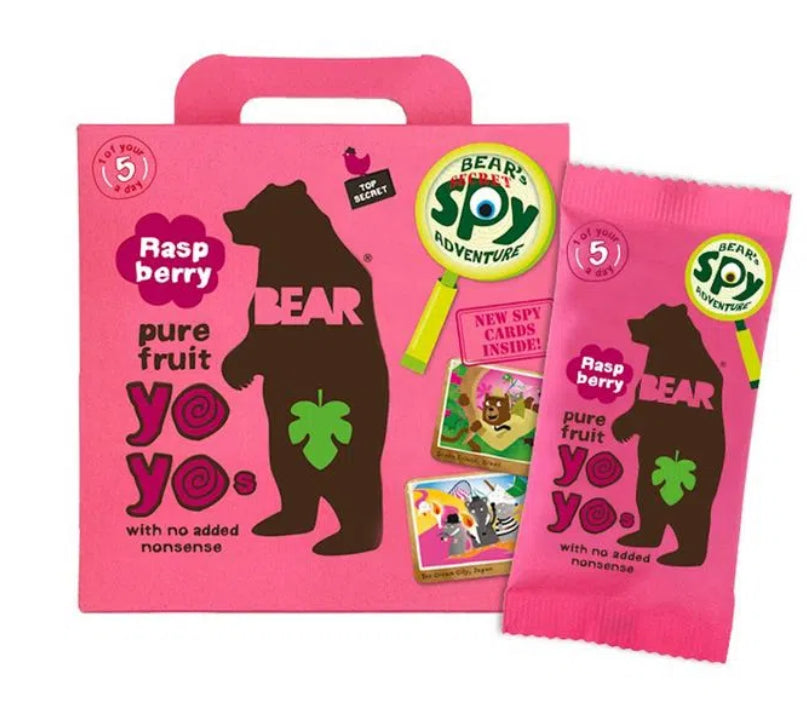 Barra Fruta Deshidratada Frambuesa Bear 100 g