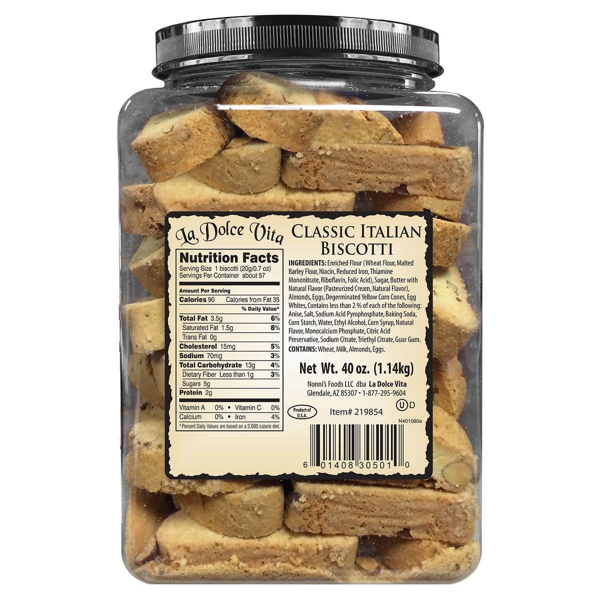 Biscotti Italiano Clásico La Dolce Vita 1.14 kg