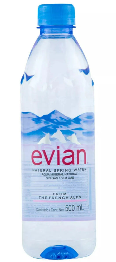 Agua Mineral sin Gas Evian 500 ml