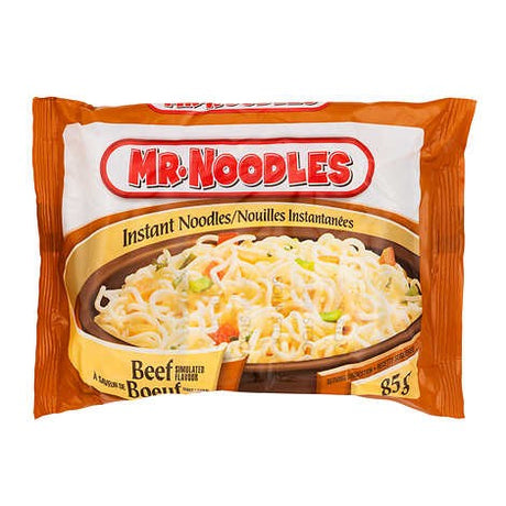 Sopa Fideos Instantánea Sabor Carne Mr. Noodles 24 un x 85 g