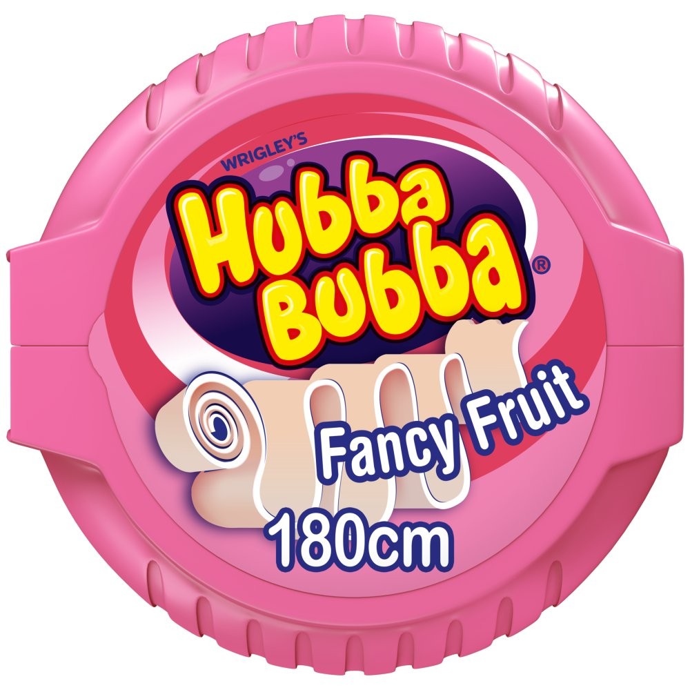 Chicles Hubba Bubba en Cinta Fancy Fruit Wrigley's 56 g