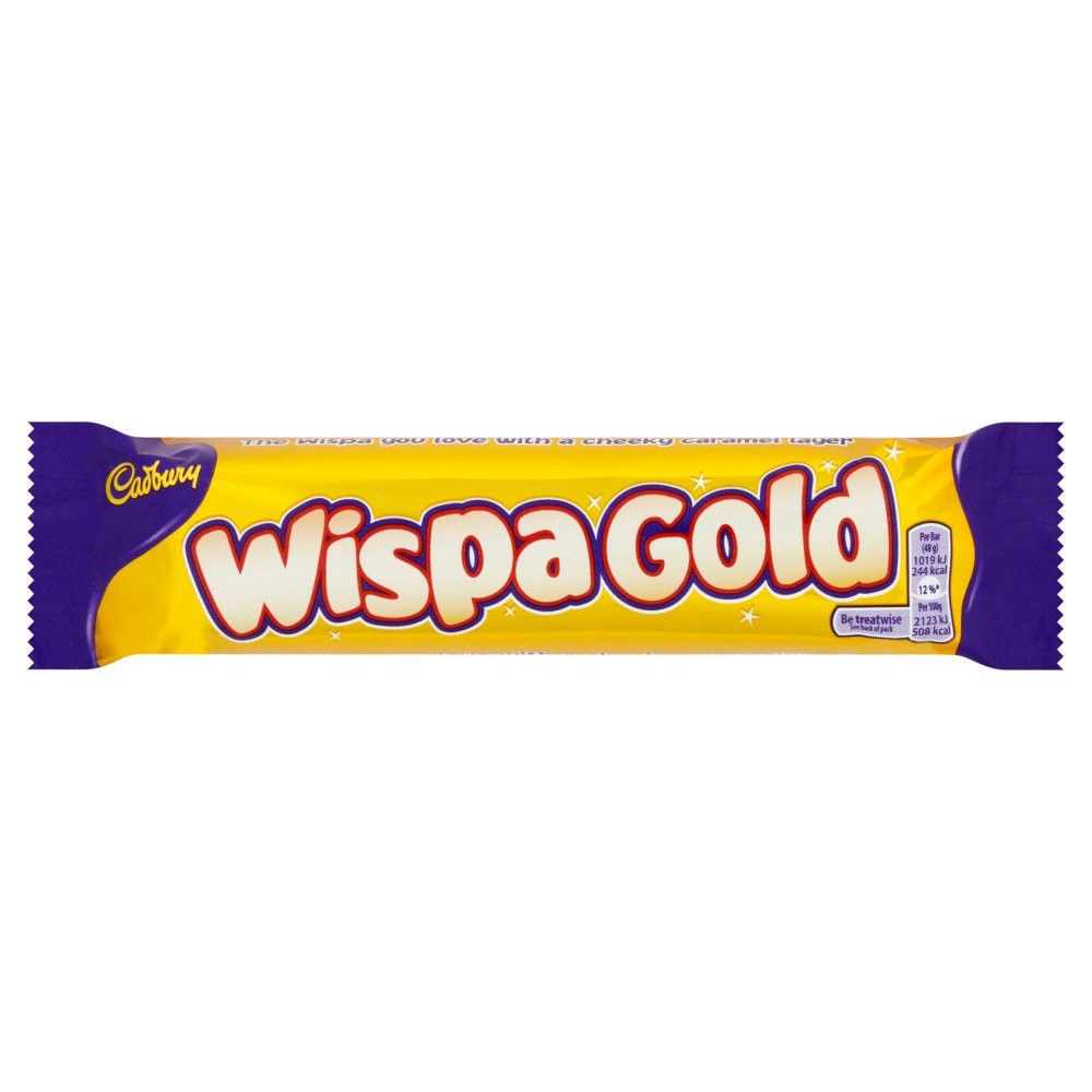 Barra Chocolate Wispa Gold Cadbury 48 g