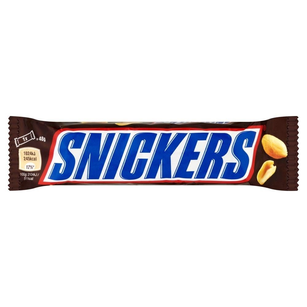 Barras de Chocolate Snickers 48 g