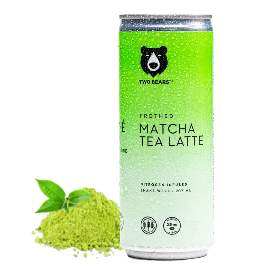 Té Frothed Matcha Latte Two Bears 6 un x 207 ml