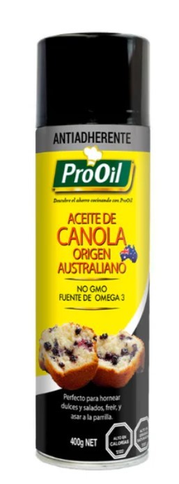 Aceite Canola en Spray ProOil 400 g