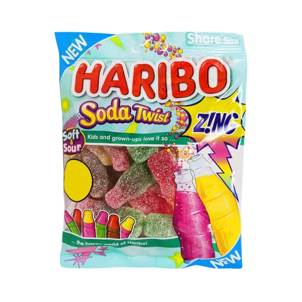 Gomitas Soda Twist Zing Haribo 160 g