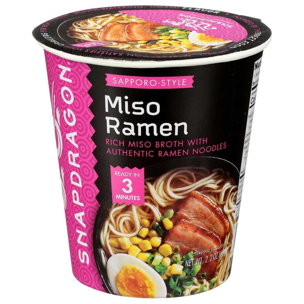 Sopa Miso Ramen Pocillos Snapdragon 63 g